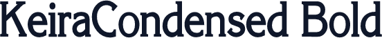 KeiraCondensed Bold