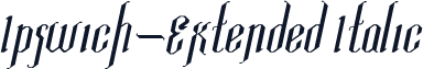 Ipswich-Extended Italic