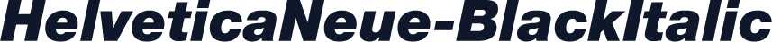 HelveticaNeue-BlackItalic