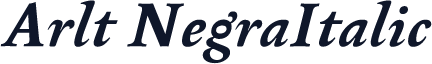 Arlt-NegraItalic