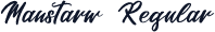 Manstarw Regular