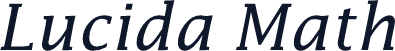 Lucida Math