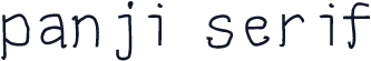 panji serif