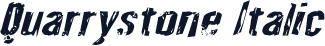 Quarrystone Italic