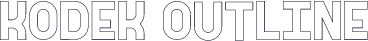 Kodek Outline