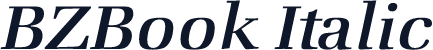 BZBook Italic