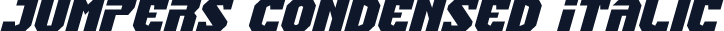 Jumpers Condensed Italic