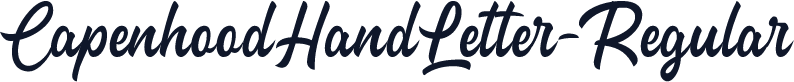 CapenhoodHandLetter-Regular