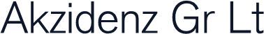Akzidenz Gr Lt
