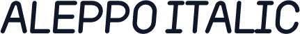 Aleppo Italic