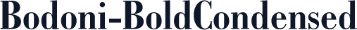 Bodoni-BoldCondensed