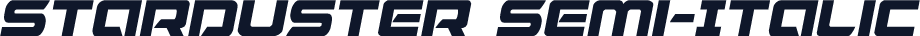 Starduster Semi-Italic