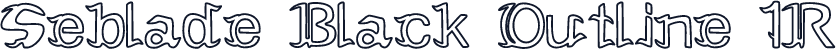 Seblade Black Outline 1R