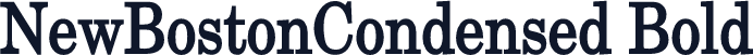 NewBostonCondensed Bold