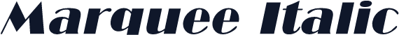 Marquee Italic
