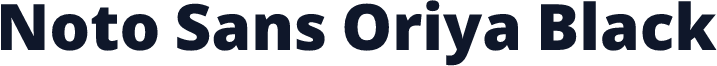 Noto Sans Oriya Black