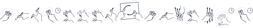Gesture-Glyphs