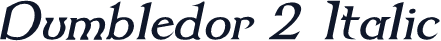 Dumbledor 2 Italic