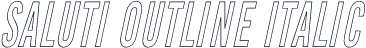 Saluti Outline Italic