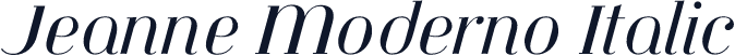 Jeanne Moderno Italic
