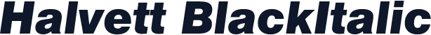 Halvett BlackItalic
