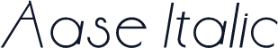 Aase Italic