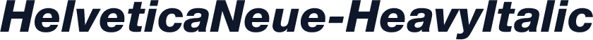 HelveticaNeue-HeavyItalic