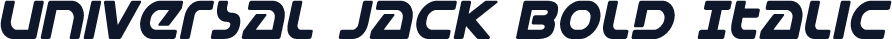 Universal Jack Bold Italic