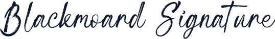 Blackmoard Signature