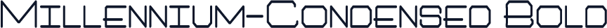 Millennium-Condensed Bold