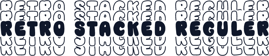 Retro Stacked Reguler