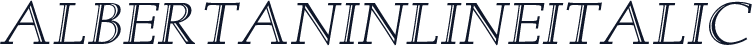 AlbertanInlineItalic