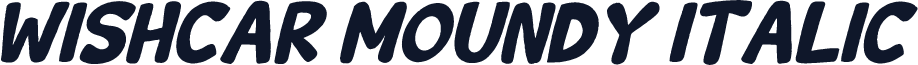 Wishcar Moundy Italic