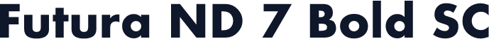 Futura ND 7 Bold SC