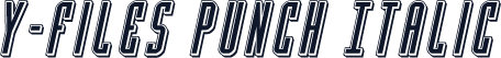 Y-Files Punch Italic