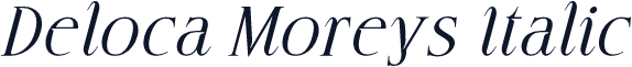 Deloca Moreys Italic