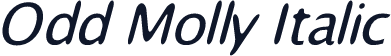 Odd Molly Italic