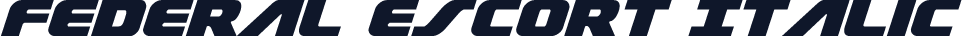 Federal Escort Italic