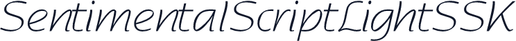 SentimentalScriptLightSSK