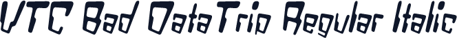 VTC Bad DataTrip Regular Italic