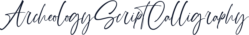 ArcheologyScriptCalligraphy