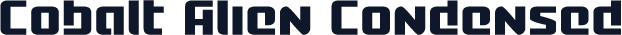 Cobalt Alien Condensed