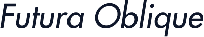 Futura Oblique