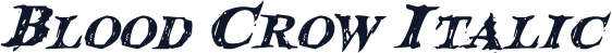 Blood Crow Italic