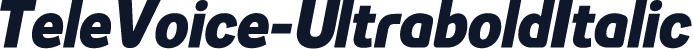 TeleVoice-UltraboldItalic