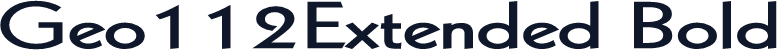 Geo112Extended Bold