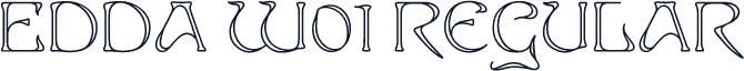 Edda W01 Regular