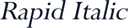 Rapid Italic