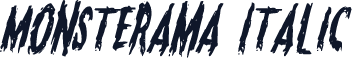 Monsterama Italic