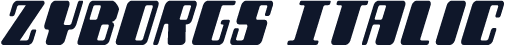 Zyborgs Italic